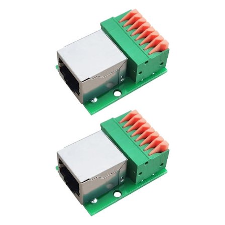Industriella RJ45-uttag Terminalblock Adaptrar DIN-skena Montering Ingen Svetsning