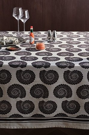 Jotex - Tischdecke Schwarz/beige - SHELLY - Kaufe Tischdecken bei Jotex