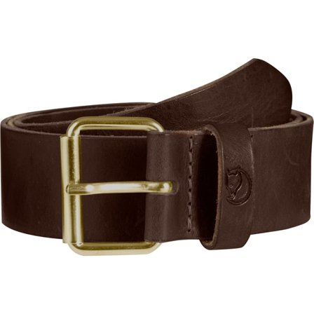 Fjällräven Singi Belt 4 cm 75 cm in Leather Brown