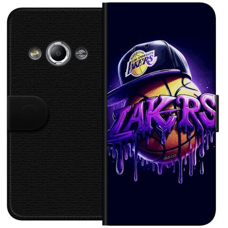 Yhteensopiva Lompakkokotelo Samsung Galaxy Xcover 3 Lakers Basket NBA Basketball USA