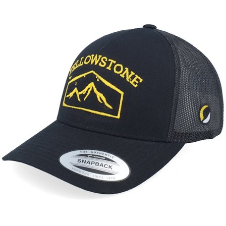 Yellowstone - Schwarz trucker Cap - Mountain Black A-Frame Trucker @ Hatstore