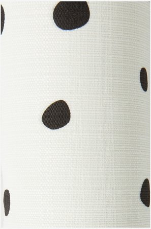 Jotex - Dot Stoffprøve Polyester/Polyester Hvit/svart CANDIE - Kjøp Stoffprøver - Møbler hos Jotex