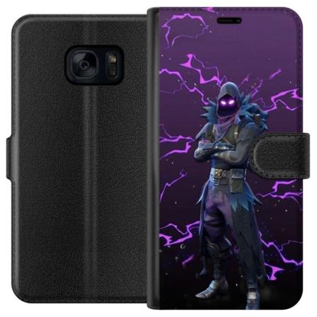 Samsung Galaxy S7 Tegnebogsetui Raven Fortnite Thunder