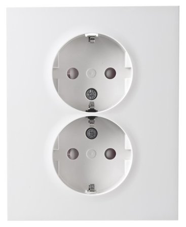 Elko Plus Plus 2-veis Hvit, Strømbrytere & vegguttak