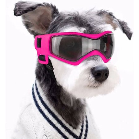 Hundeøje-briller, Hunde solbriller, Nemme at tage på, Stilfulde briller til små/mellemstore hunde