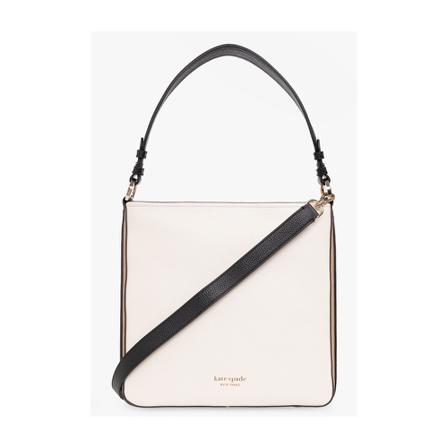 Kate Spade, Hudson Large shoulder bag Wit, Dames, Maat:ONE Size,leer