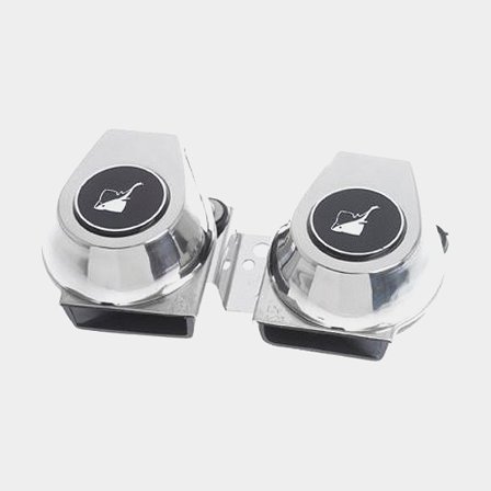 Boat horn 12 V Roca, stainless steel, electromagnetic, surface-mounted