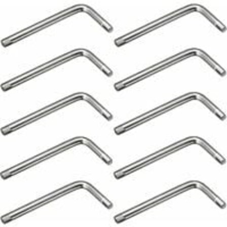 10x uros Allen-avain 3mm L-teräksestä valmistettuun kuusiokolokantaan CHC