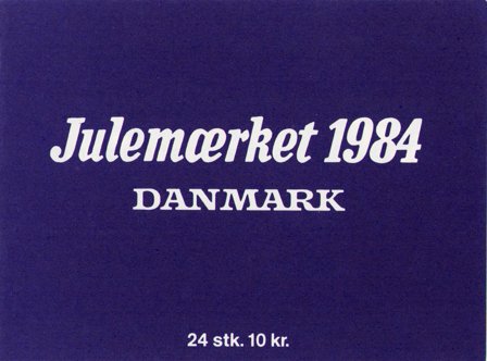 Danmark - Julemærkehæfte 1984 - 2.-sortering