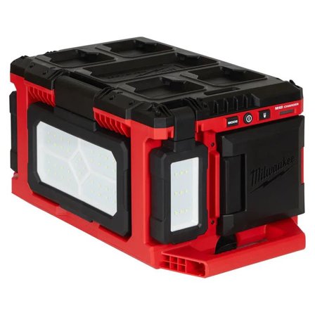 Milwaukee 4933478120 Packout Arbetslampa utan batterier och laddare, Belysning