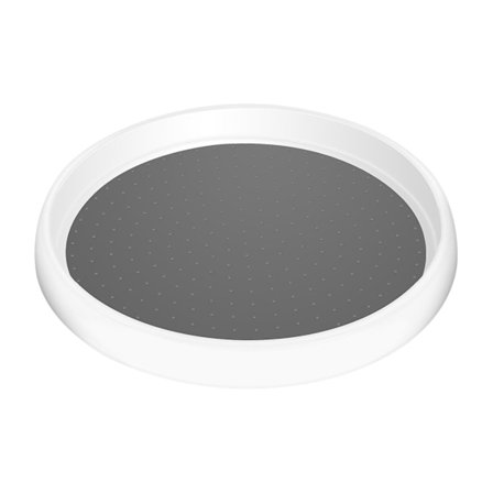 360 Rotation Non-skid Spice Rack Pantry Cabinet Turntable With Wide Base Storage Bin Rotating Organ