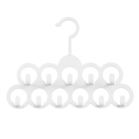 Slinga Scarf Hängare halkfri Multifunktionsgarderob Organisation Förvaringshållare För Scarf Herr Slips Dam Sjal 11 öglor