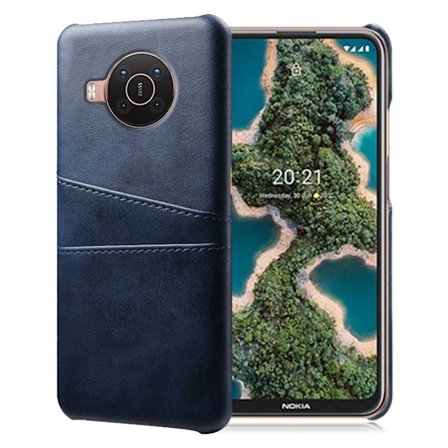 Nokia X10 / Nokia X20 skal med korthållare - Blå