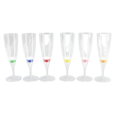 6-pack LED Cocktailglas Innovativa Champagnebägare Set KTV Vinglas