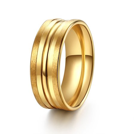 Rostfritt stål ring förlovning