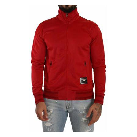 Dolce & Gabbana, Zip-throughs Rood, Heren, Maat:L