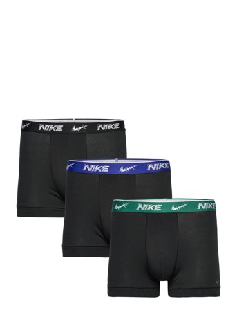 NIKE Underwear Trunk 3Pk - Black - XS