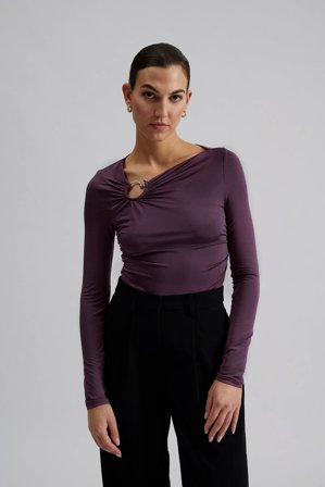 Malina - Amilia top - L - Plum