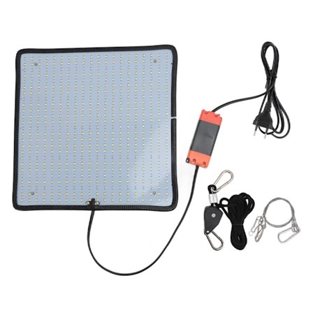 500LED 38W Fuld Spektrum LED Plant Grow Light Vækstlampe til Indendørs Planter Grøntsager Blomster Drivhus 110‐220V EU-stik