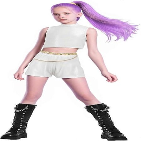 Kpop Demon Hunters Kjole til Piger - Rumi Mira Zoey Fancy Kjoler til Børn A02 140 140 A02