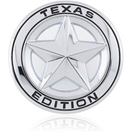 3D-metall Texas Edition -tähtilogo auton tarra