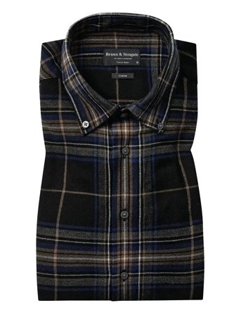 Bs Shanin Casual Modern Fit Shirt Blue Bruun & Stengade