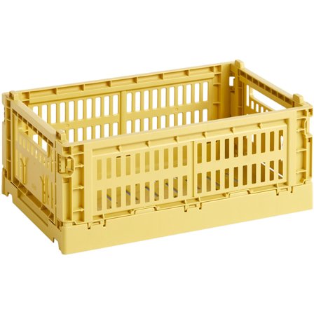 Hay Colour Crate säilytyslaatikko small, dusty yellow