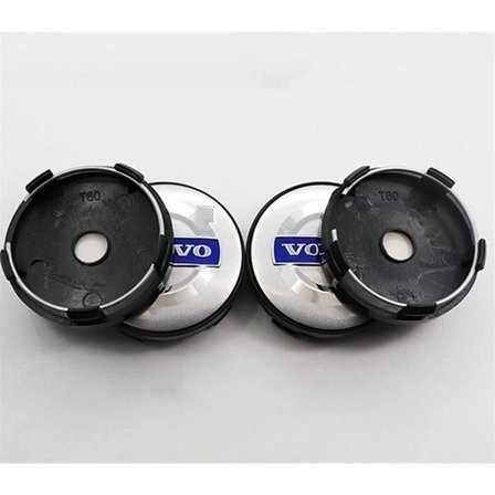 4 stk 60 mm Auto Center Caps Navkapsler for Volvo S40 S60L S80L X