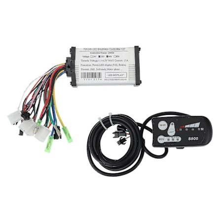 Ebike LED-display 24v 36v 48v S800 Elektrisk Cykel Display, 48v