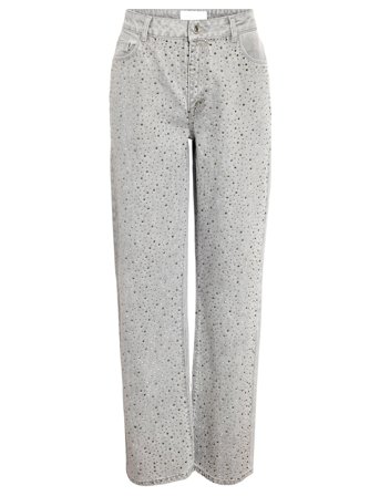 Nmjannel Hw Loose Jeans Fo084Lg Noos Grey NOISY MAY