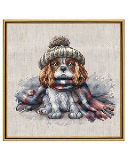 Kirjontapakkaus Taulu Cavalier King Charles Spaniel