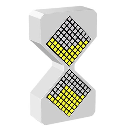 LED Elektronisk Timeglass Toalett Timeglass Timere DIY Digital Sand B