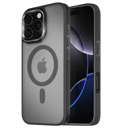 iPhone 16 Pro Matt Svart Magsafe Skal