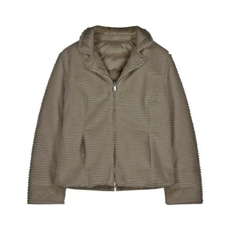Rino&Pelle Reversible short Jacket , Beige , Dames , Maat: 3XL