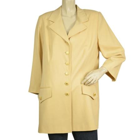 Salvatore Ferragamo Pre-owned - Vintage Jackor - Gul - Dam - Storlek: L, Dam, Storlek: L