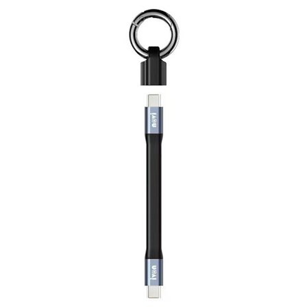 Vibrerande Kort iPhone Lightning Datakabel, 5-tums USB-laddare Synkroniserings- och Laddningsdatakabel för Män och Kvinnor Utomhusbruk