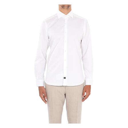 Fay Shirt Ncma145259Sumj Hvid, Herre Skjorter