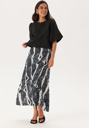 Bubbleroom Ateljé-Wrap Maxi Skirt-S