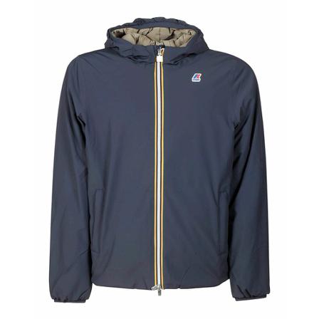 K-Way, Reversible Jacket Blauw, Heren, Maat:L
