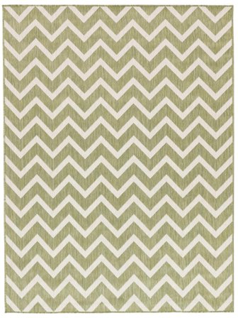 Washable Indoor/Outdoor Rug Capri Olive Green Oeko-Tex