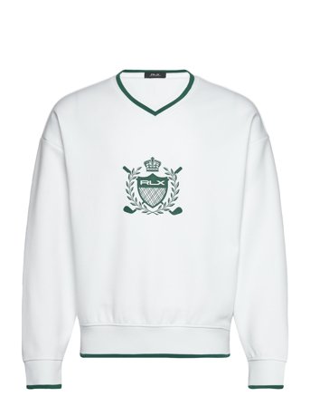 Relaxed Fit Crest Double-Knit Sweatshirt White Ralph Lauren Golf