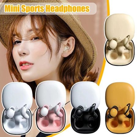 Sovhörlurar Mini Invisible Bluetooth hörlurar Trådlösa med Mic In-Ear
