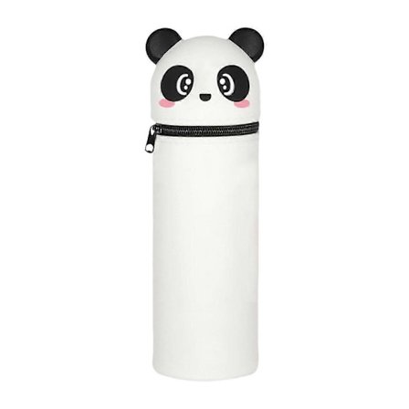 Tegneserie Penalhus Teleskopisk Pennal Myk Silikon Penn Veske Stor Kapasitet Penal Stående Pennal