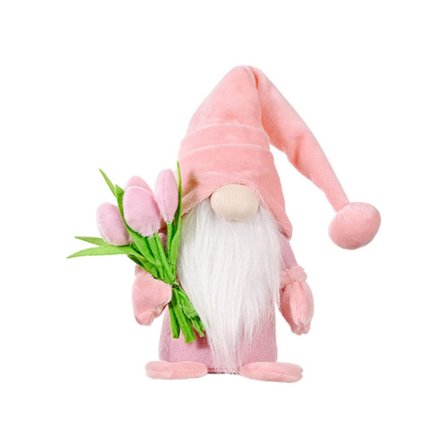 Tulpan Rudolph Mors dag Alla hjärtans dag Faceless docka docka dekoration Hem fönster dekoration