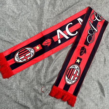 Mub- Fans Real Madrid, Liverpool, Miami hagesmække, halstørklæder, fodboldfans, efterårs- og vinterjubel, håndviftende halstørklæder