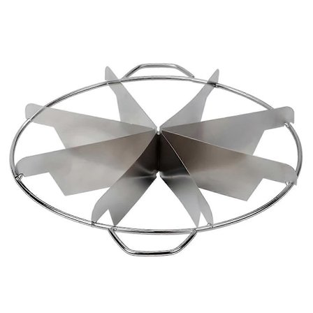 Pai-kutter i rustfritt stål, 8-deler, lager vakkert jevne paibiter (FMY)