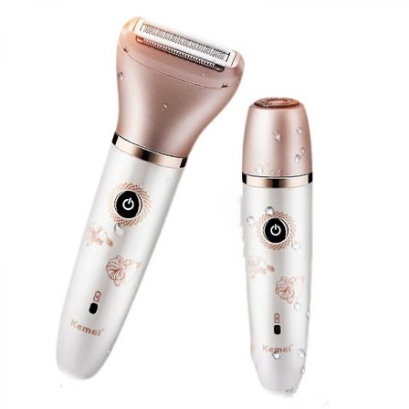Electric Razor For Women, Painless 2 In 1 Wet & Dry Lady Shaver For Women, Portable Waterproof Bikini Trimmer Body Hair Removal For Legs, Underarms