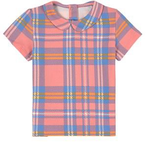 Mini Rodini Pink Checked T-Shirt 140/146 cm - Tops - 140/146 cm - Pink - Mädchen