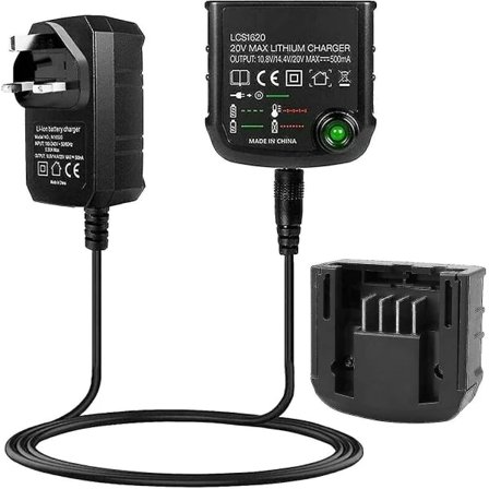 {PL}Li-ion batterilader for Black & Decker 18V Li-ion batteri LCS1620 lader