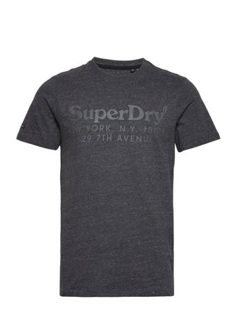 Vintage Venue Tonal Tee T-shirt Grå Superdry
